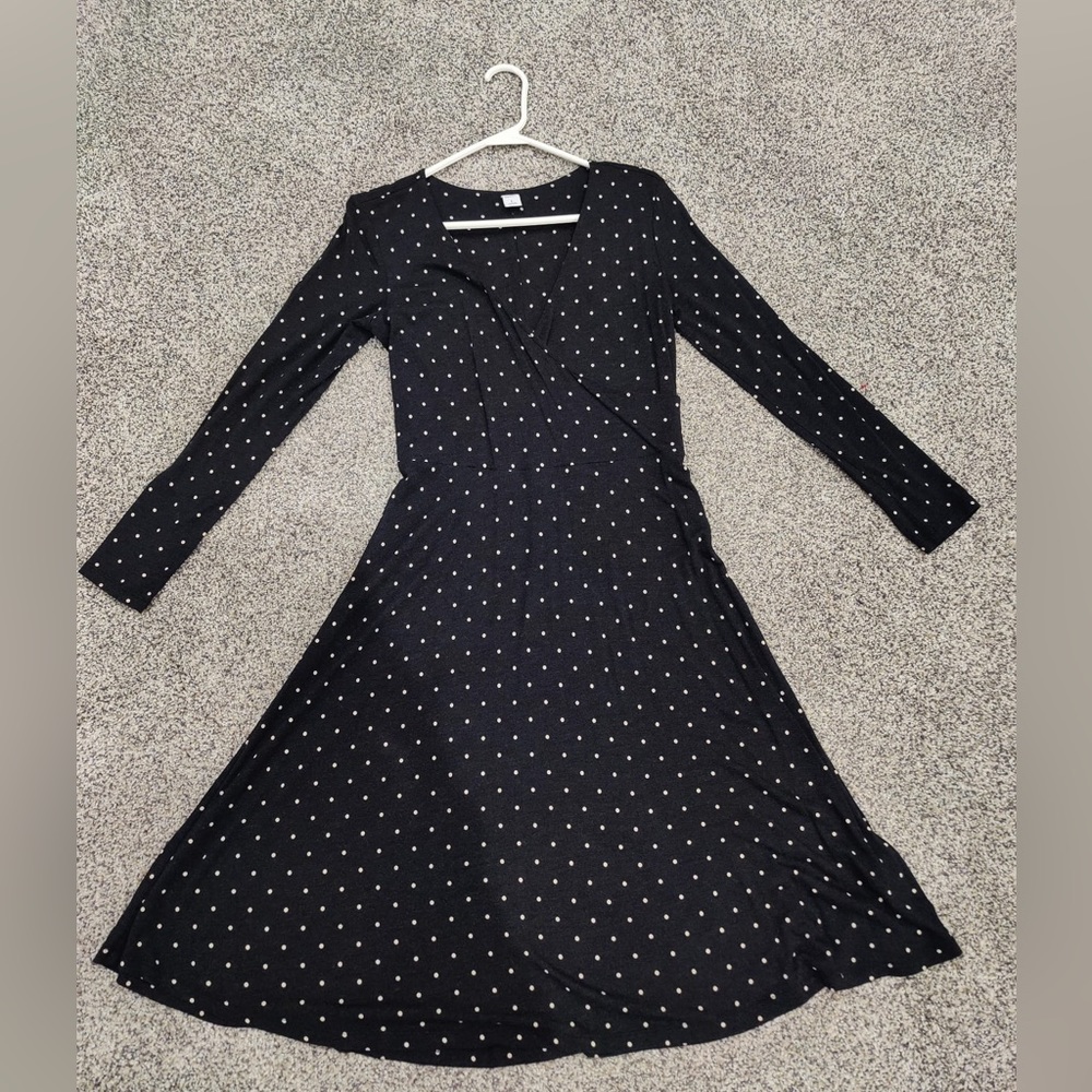 Black Polka Dot Dress!
